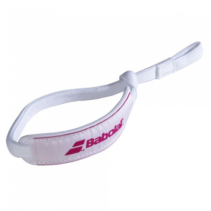 Babolat Wrist Strap Blanc Rose